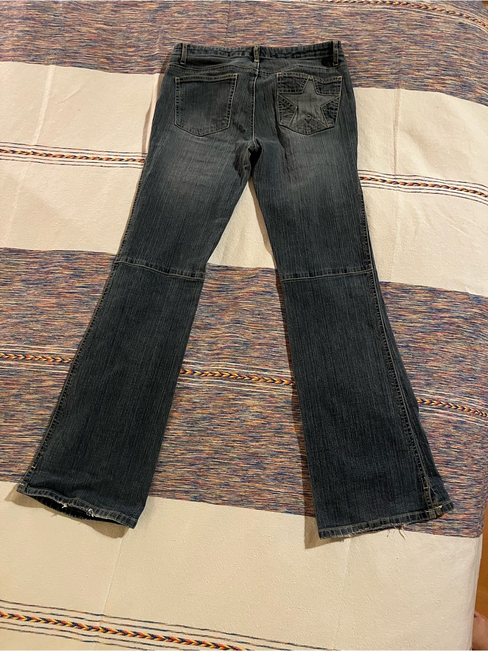 2000’s Tilted Women’s Jeans, Star-Butt Low- Rise Jeans